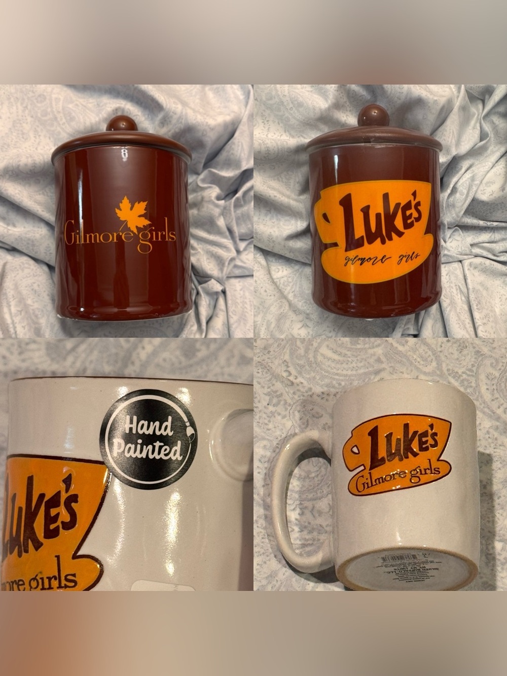 Luke's Gilmore Girls Ceramic Mug and Cookie Jar Set